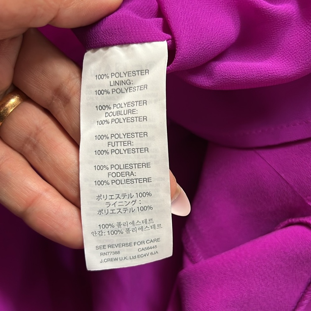 J.Crew ruffle hem dress size 10T - Picture 13 of 14